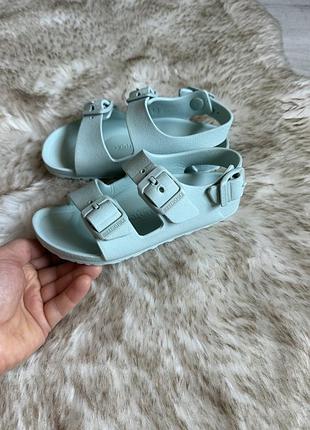 Дитячі сандалі birkenstock milano eva у кольорі surf green 28 розмір