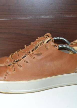 Ecco soft 8 lx 46р кроссовки оригинал кожаные