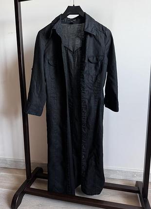 Чорна сукня бавовна h&m xxs-xs