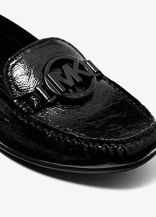 Мокасини жіночі michael kors fulton patent moccasin чорні 41