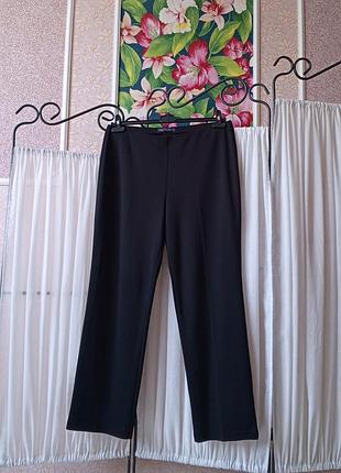 Красиві чорні плотні штани m&s collection slim leg.