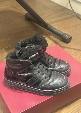 Bikkembergs junior,  утеплені зимові черевики