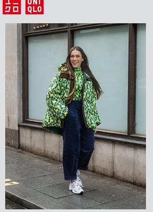 Пуховик оверсайз uniqlo marni