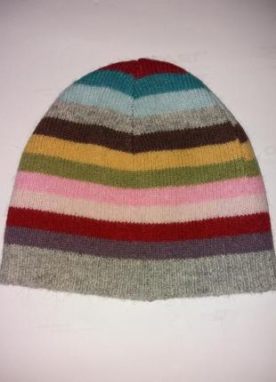Яскравий вовняний комплект: шапка, шарф, рукавички3 фото