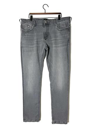 Сірі завужені джинси river island