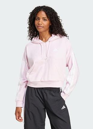 Худі жіноче з 3-stripes french terry adidas essentials
рожевий
