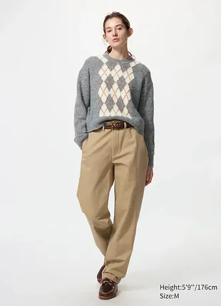 Свитер uniqlo клетка аргайл 2