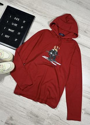 Лонгслив с капюшоном ralph lauren