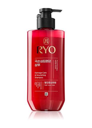 Интенсивный восстанавливающий шампунь для поврежденных волос ryo
damage care &amp; nourishing shampoo