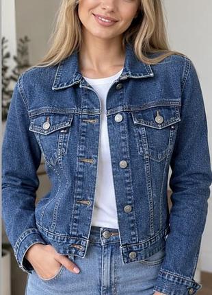 Куртка жіноча polo jeans company джинсова синя розмір s