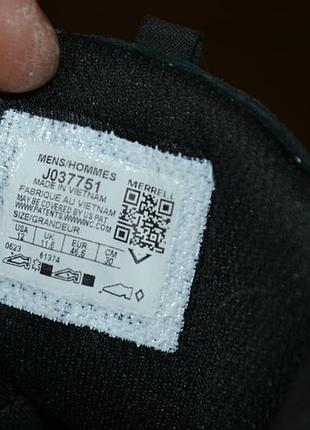 Merrell wrap mid waterproof 46-46.5р ботинки кожаные оригинал 7