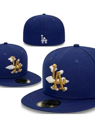Бейсболка кепка new era 59fifty los angeles dodgers mlb cloud cerrada 57.7 7 1/4 2