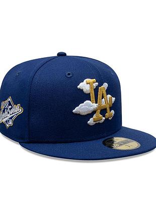 Бейсболка кепка new era 59fifty los angeles dodgers mlb cloud cerrada 57.7 7 1/4