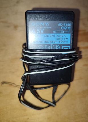 Блок живлення sony ac-e455 4.5v 500ma