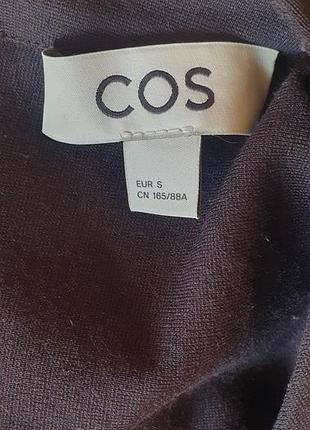 Миди платье cos цвета шоколад 3