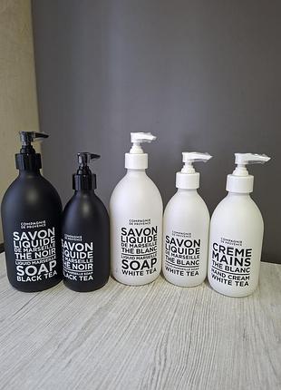 Набор марсельского мыла black &amp; white французского бренда la compagnie de provence