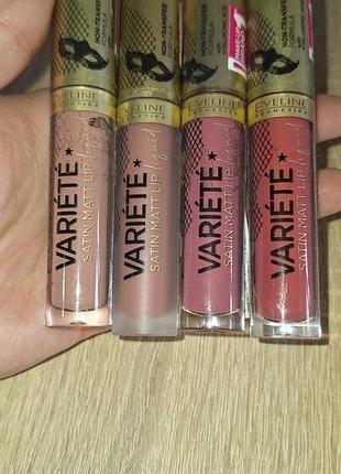 Eveline variete satin matt lip liquid