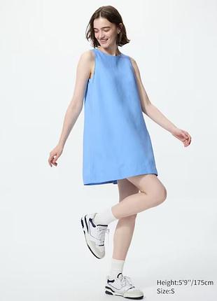 Платье льняное uniqlo