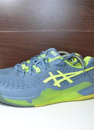 Asics gel resolution 9 clay  кроссовки 44.5р для тенниса тенисные для корта