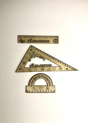 Лінійки деревʼяні 5