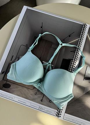 Бірюзовий бюстгальтер victoria’s secret гладенький бюстгальтер victoria’s secret