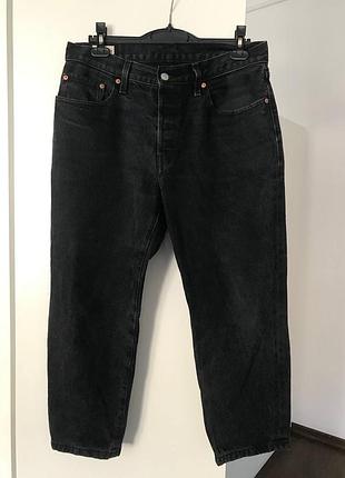 Чоловічі джинси levi’s premium original, чорні, розмір м