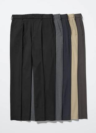 Брюки чоловічі uniqlo чорні/чоловічі штани uniqlo/ брюки uniqlo