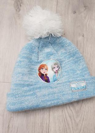 Демісезонна шапочка на 2-6 років frozen ельза