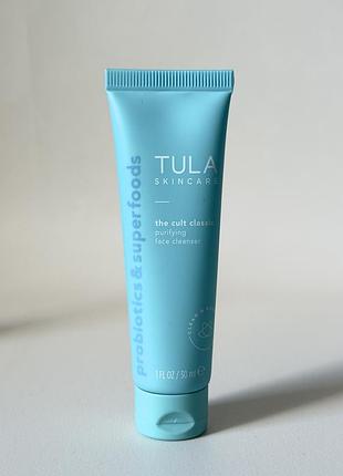 ❗️уцінка. tula skincare - the cult classic purifying face cleanser - очищувальний гель для обличчя