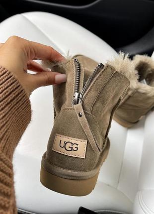 Уггі жіночі ugg bailey zip khaki 2