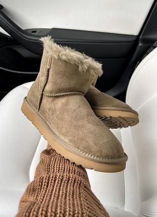 Уггі жіночі ugg bailey zip khaki 3