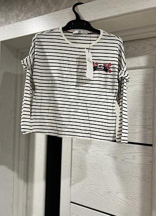 Лонгслів / кофта в смужку marks & spencer (m&s kids)