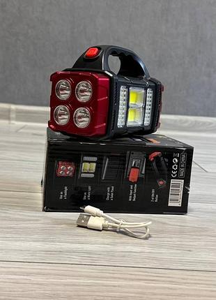 Ліхтар hurry bolt hb-1678 світлодіодний водонепроникний з функцією power bank