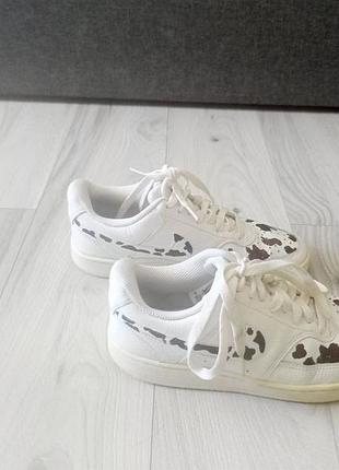 Кросівки nike court vision low кастом 38 р. (24 см)