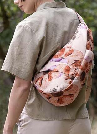 Healhy back bag текстильна жіноча сумка слінг