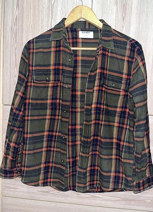 Сорочка в клітинку old navy 14-16 років 160-165 см