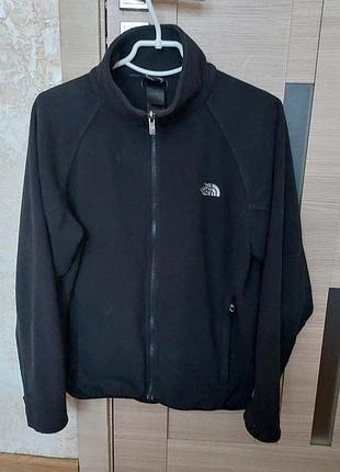 Куртка жіноча the north face флісова чорна