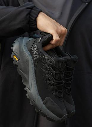 Чоловічі кросівки hoka w kaha 2 low gtx black