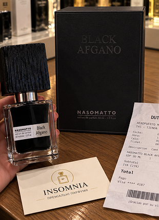 Парфюм унисекс nasomatto black afgano, 30 мл
