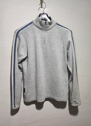 Icebreaker pure merino мериносовая мягкая кофта зрение 1/4 wm