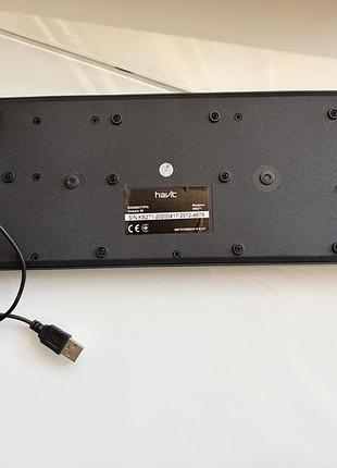 Клавіатура havit kb271 usb black 2