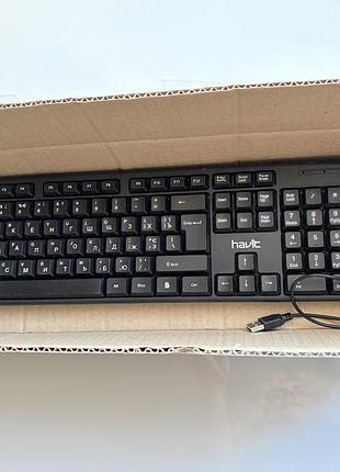 Клавіатура havit kb271 usb black 3