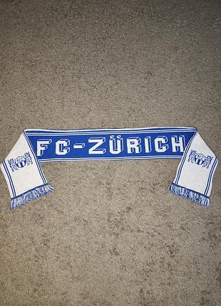 Футбольный шарф fc zürich, цюрих (швейцария)