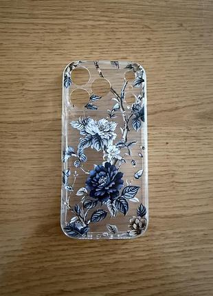 Чохол apple iphone 17 pro з квітковим принтом