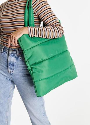 Тканинна сумка шопер stradivarius