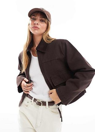 Куртка жіноча asos демісезонна коричнева