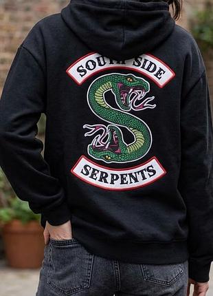 Стильное худи oversize "riverdale / south side serpents" от jennyfer 🔥 uniseks