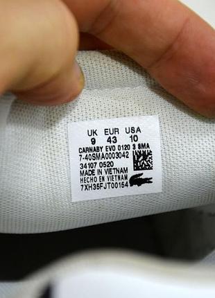 Lacoste, оригинал кожаные кроссовки 2