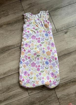 Конверт та спальний мішок для дівчинки, зимовий, різнокольоровий, 80 см
