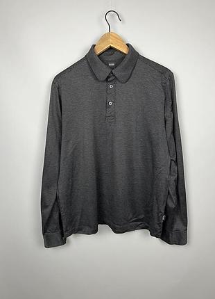 Hugo boss чоловіча кофта регбійка з коміром